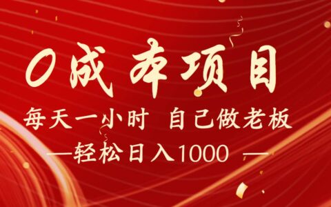 全网首发全新项目，每天被动收益1000 ，长期管道收益！